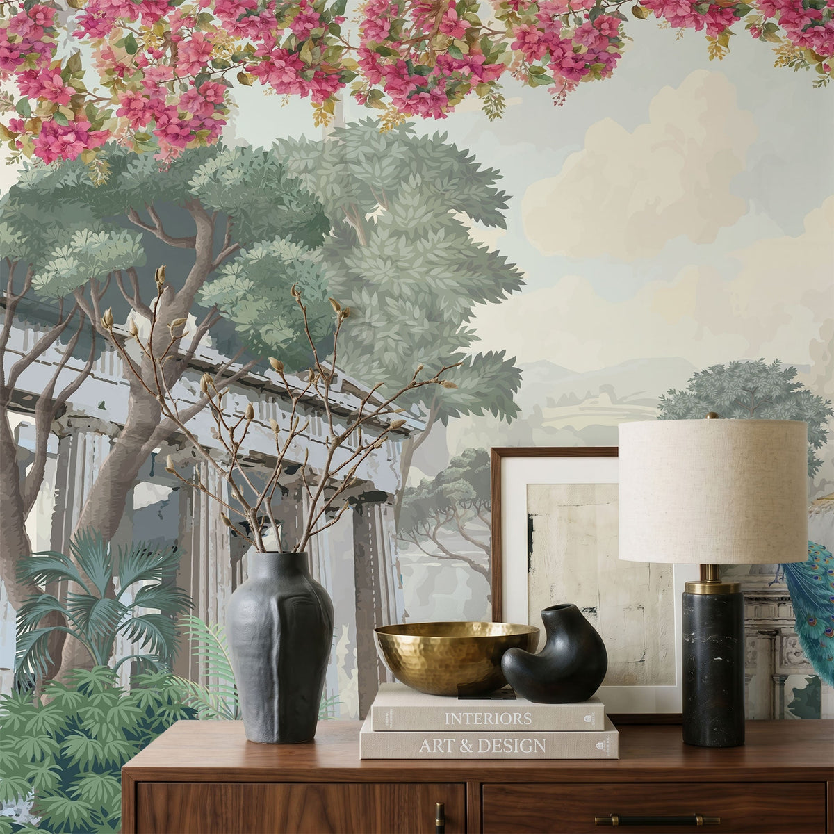 Lakeshire Chinoiserie Tree Wallpaper