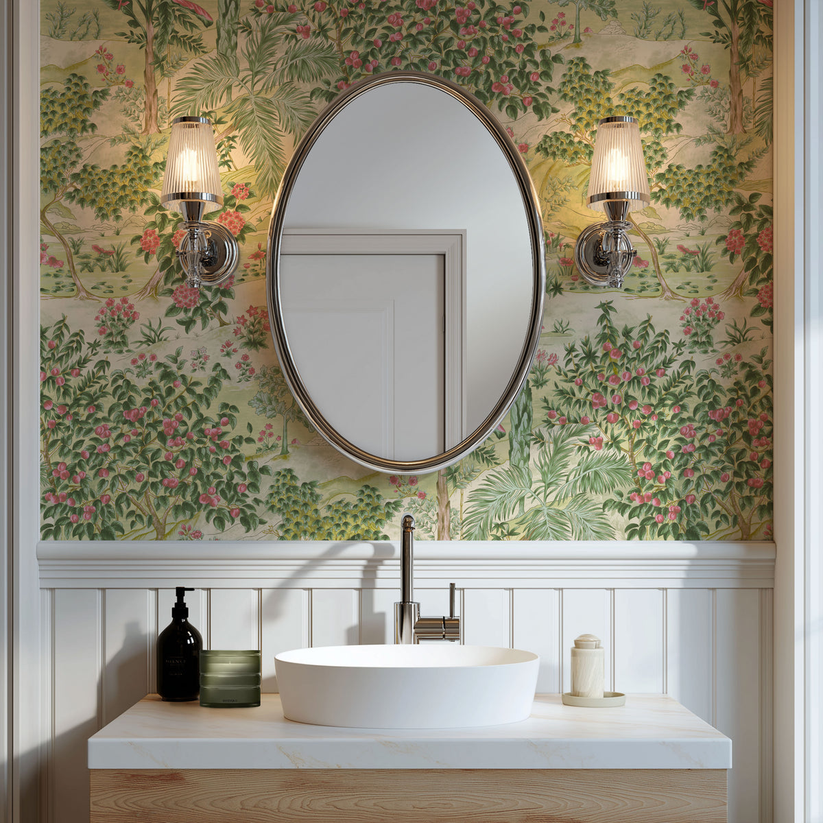 Le Jardin Wallpaper, European Wallpaper, French Style