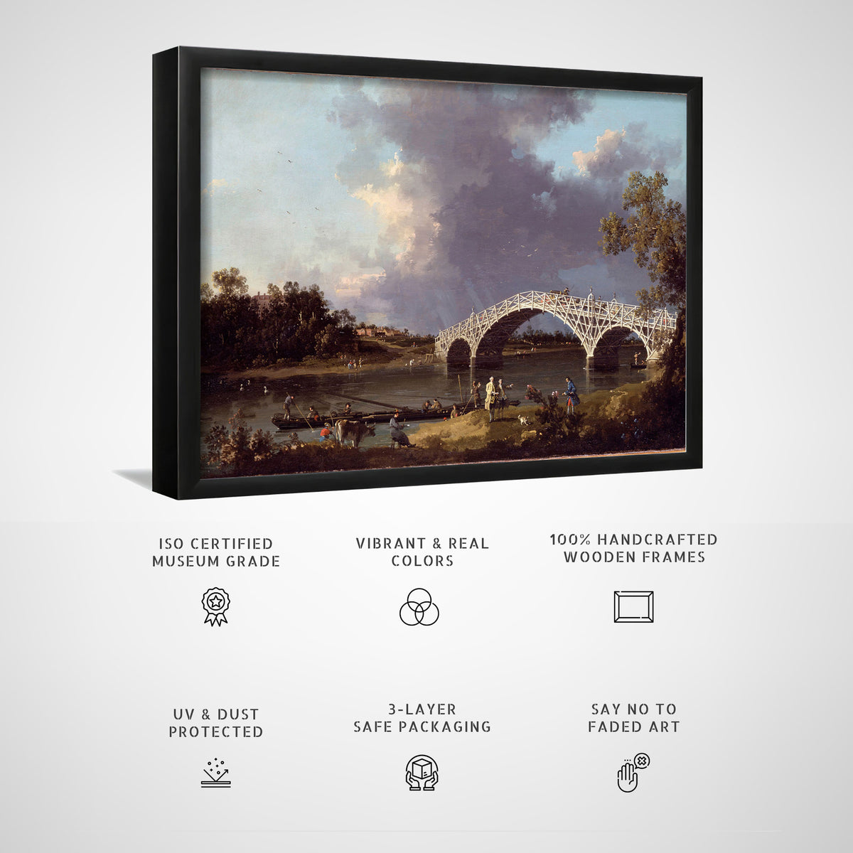 A View of Walton Bridge Abstract Painting