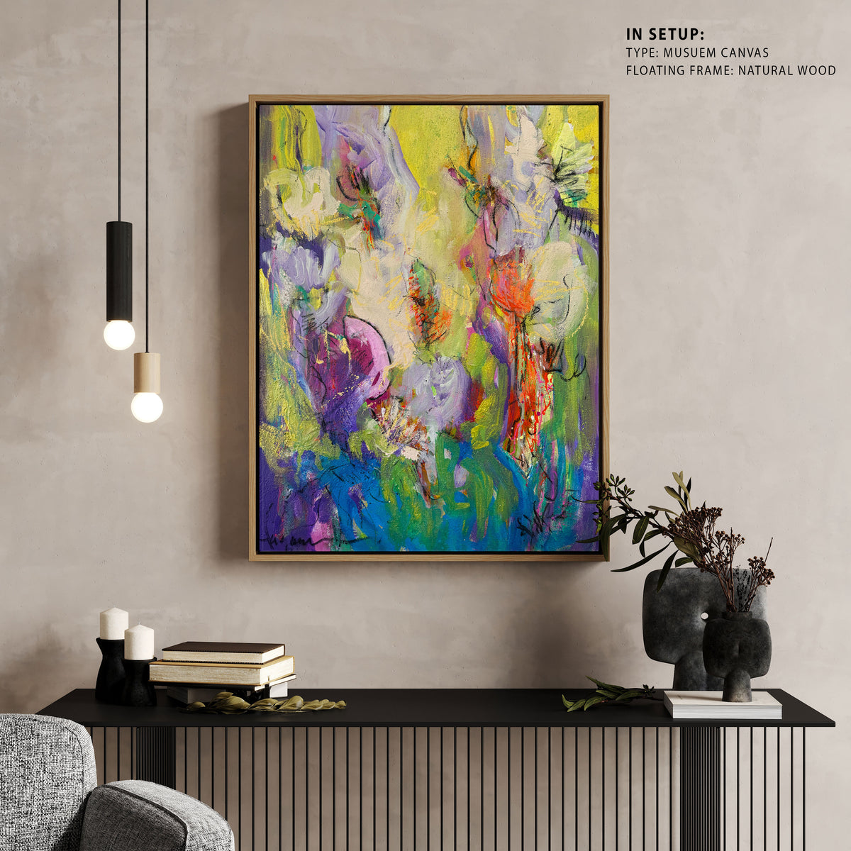 Abstract Blossom Dance, Abstract Painting