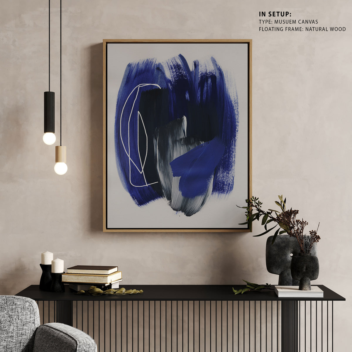 Abstract Brush Strokes 158, Abstract Painting