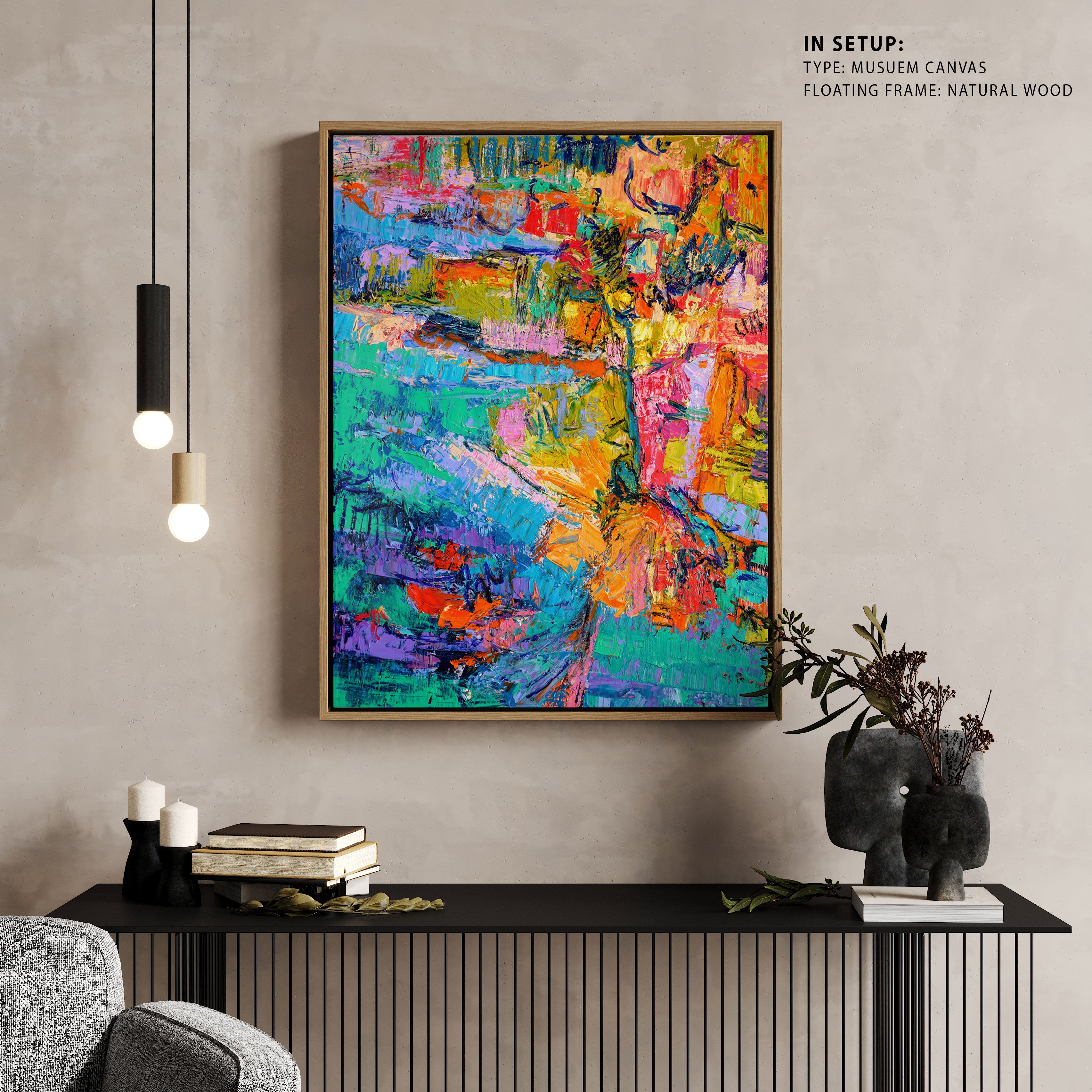 Abstract Color Plate Buy Abstract Color Palette, Abstract Painting Wall Art Online at Best ...