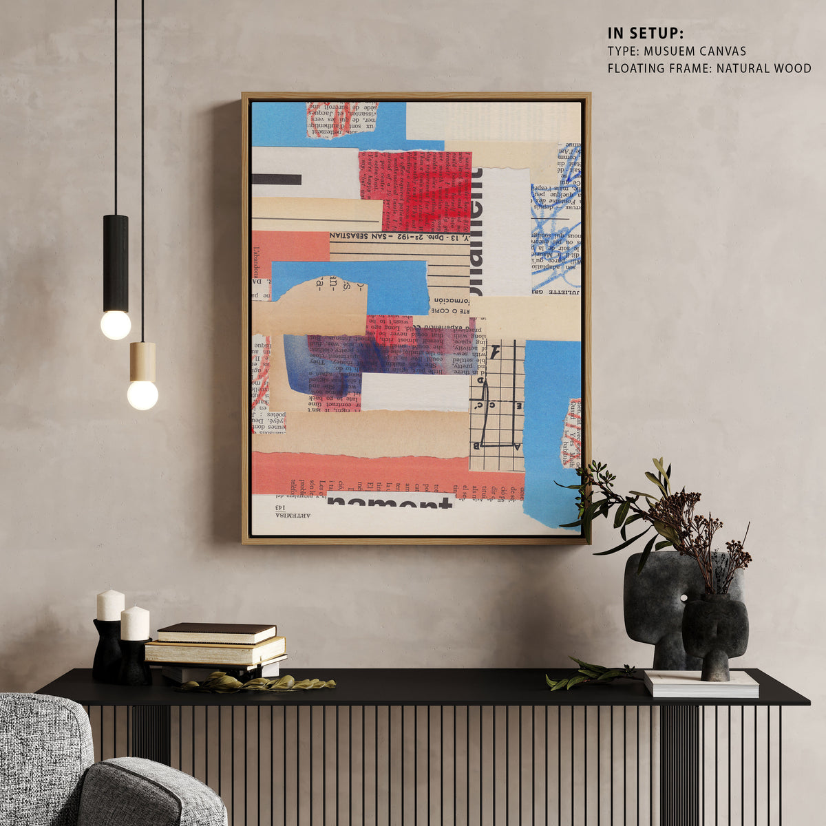 Abstract Mixed Media Collage #2, Abstract Painting