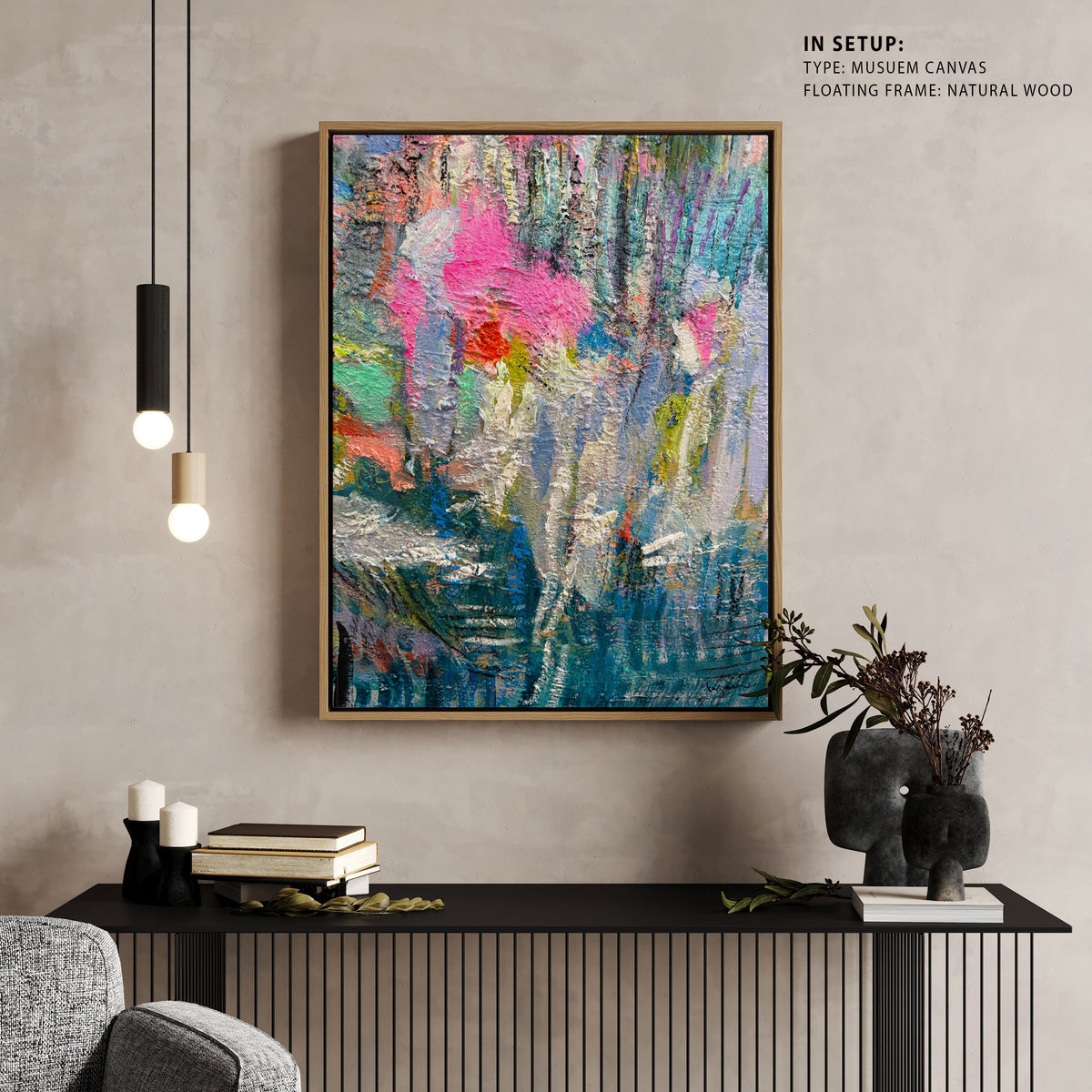 Expressionist Colorful Abstract, Abstract Painting