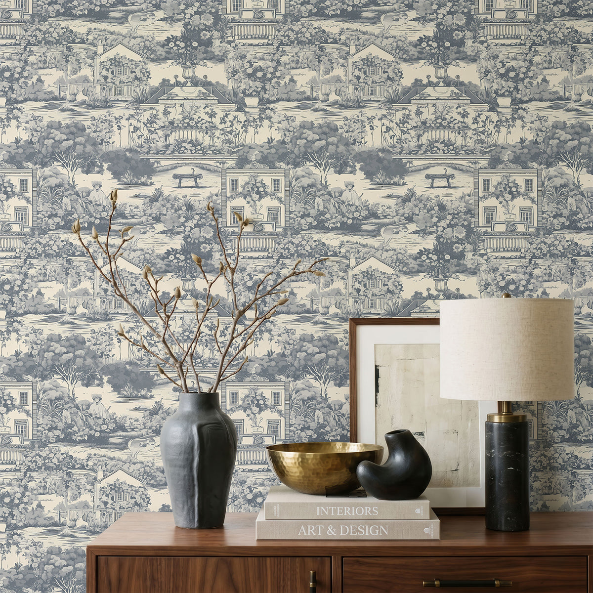 French Classic Royal Manor Wallpaper