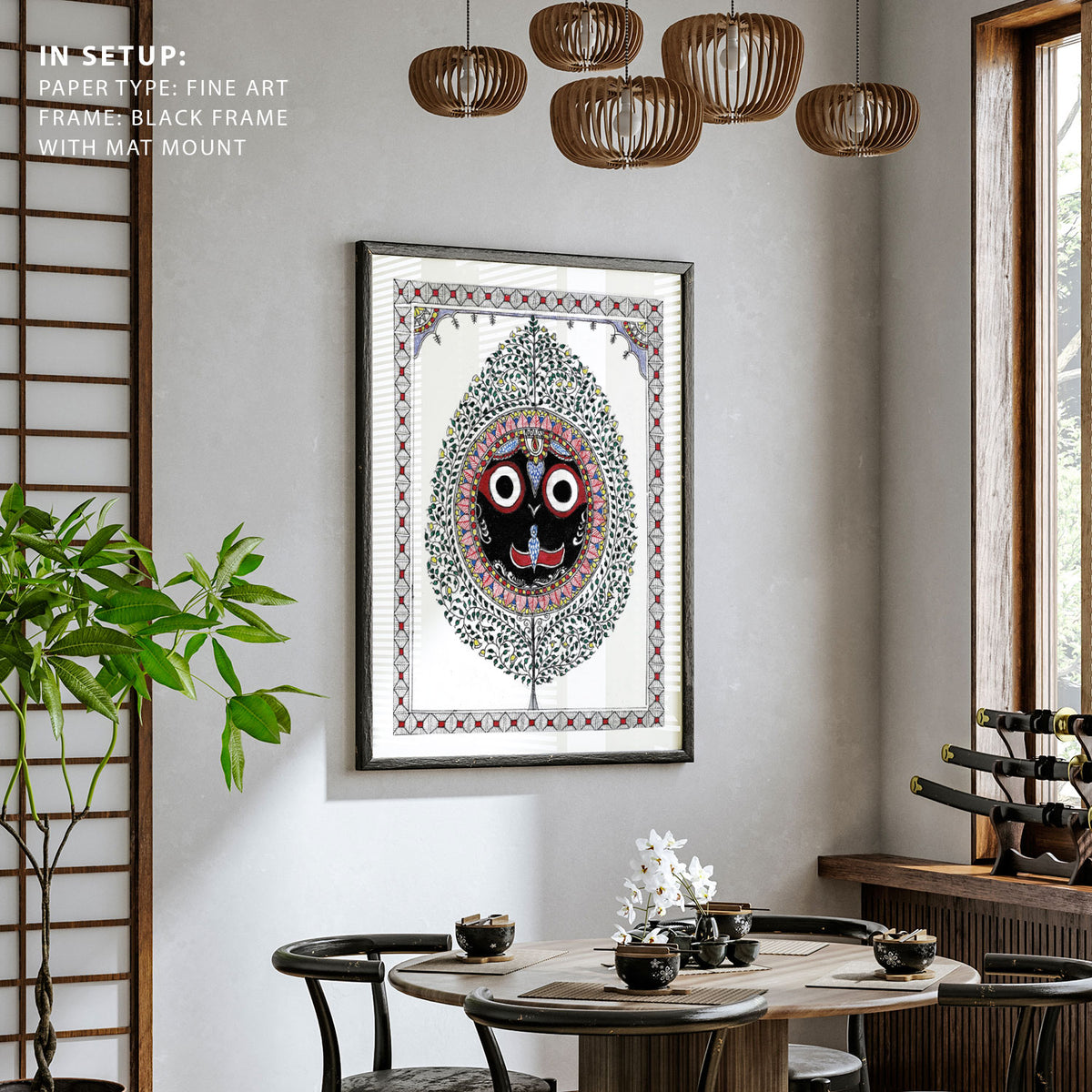 Lord Jagannath Madhubani Art,Madhubani Paintings