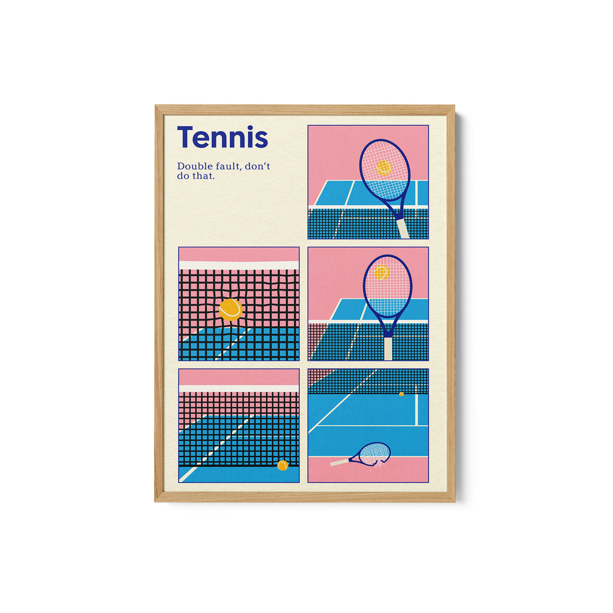 Poster Tennis Double Vault