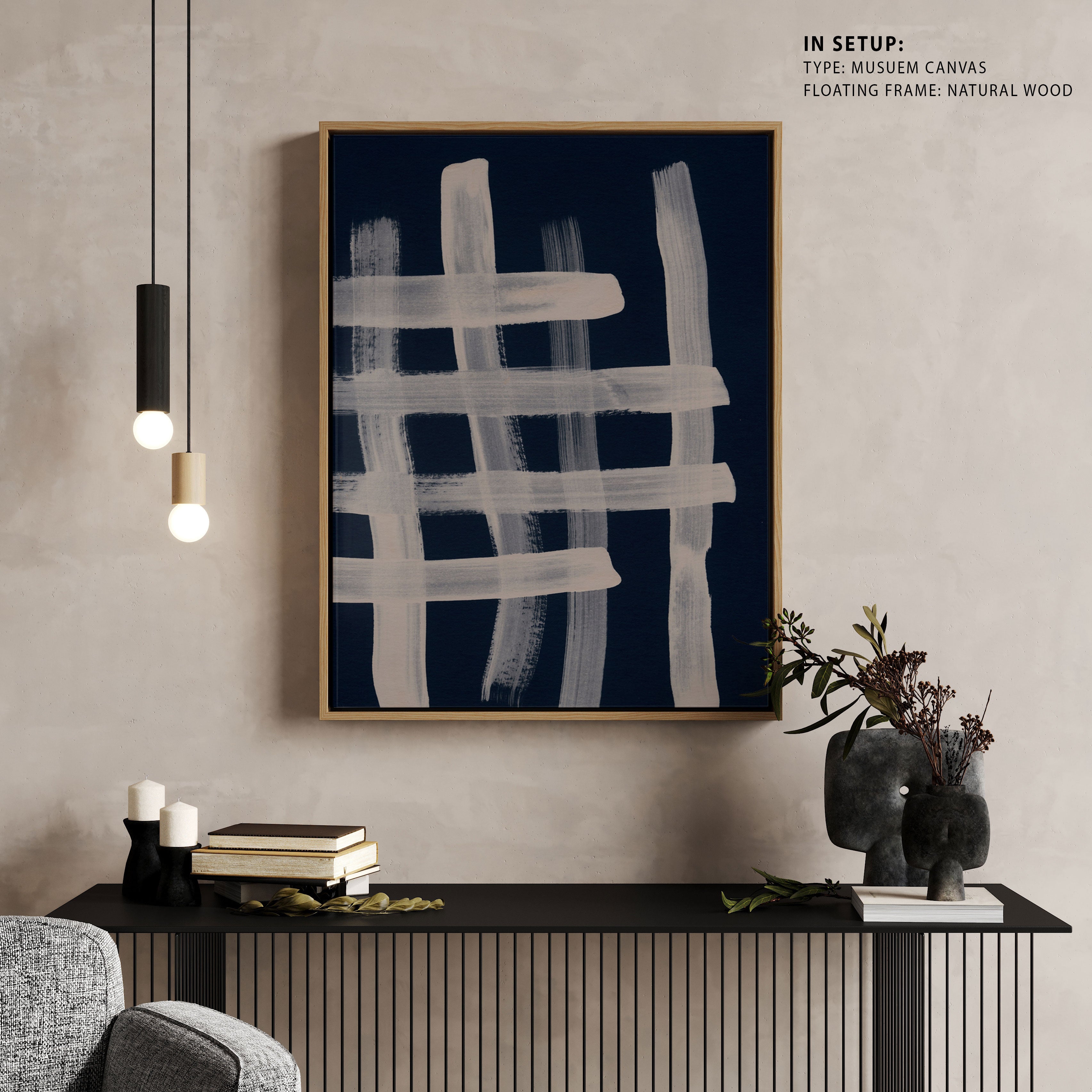 Buy The Grid 2, Abstract Painting Wall Art Online at Best Price ...