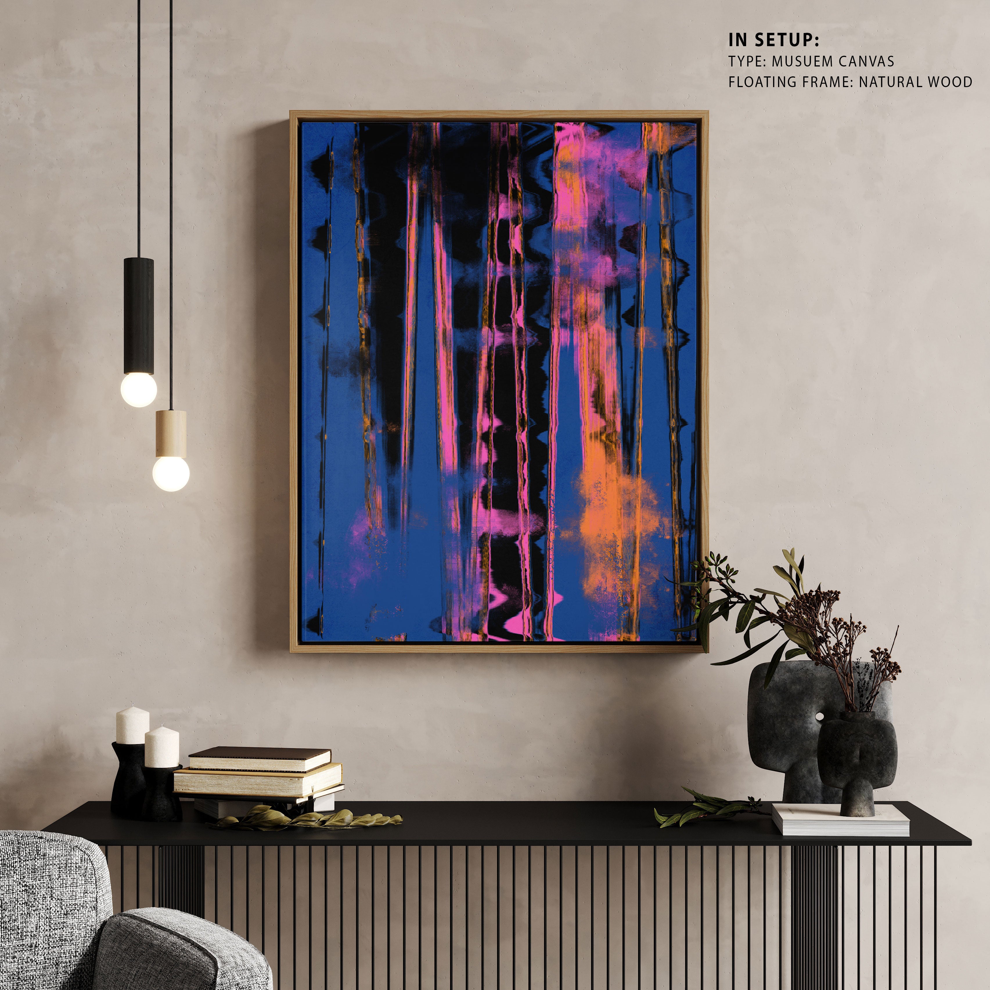 Time Machine Blue Buy Time Machine (Blue), Abstract Painting Wall Art Online at Best ...