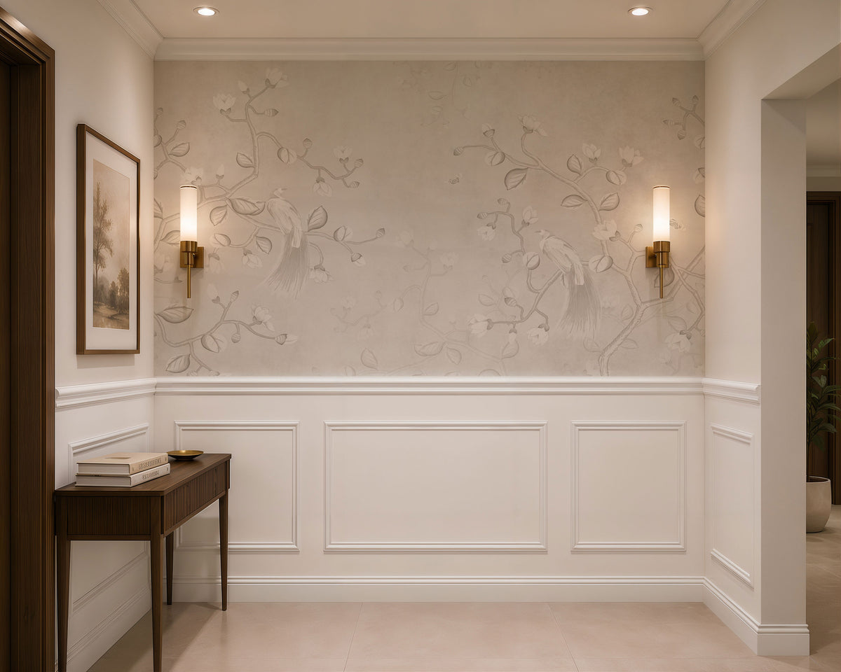 Chinoiserie Blossom Floral Wallpaper