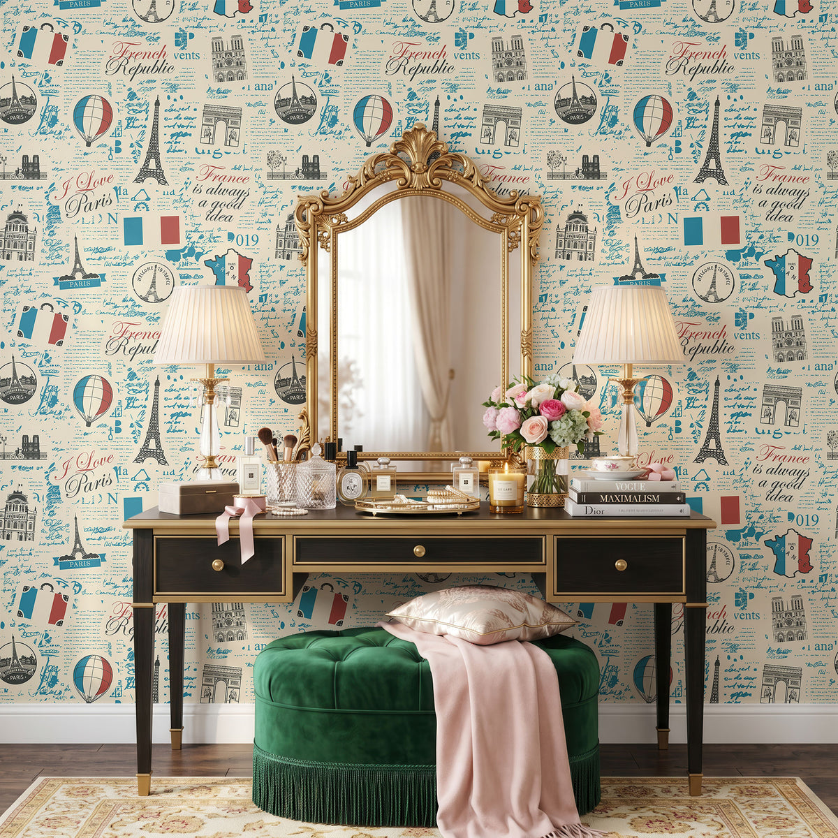 La Poste de Paris Wallpaper, European Wallpaper