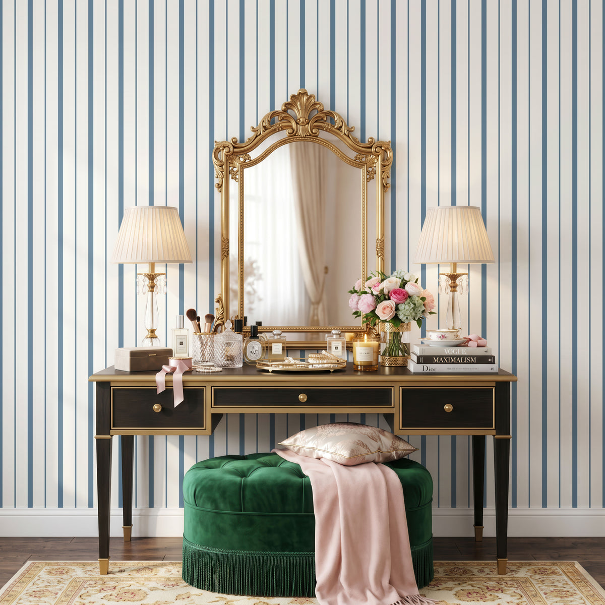The Symmetry Wallpaper, European Wallpaper, French Style