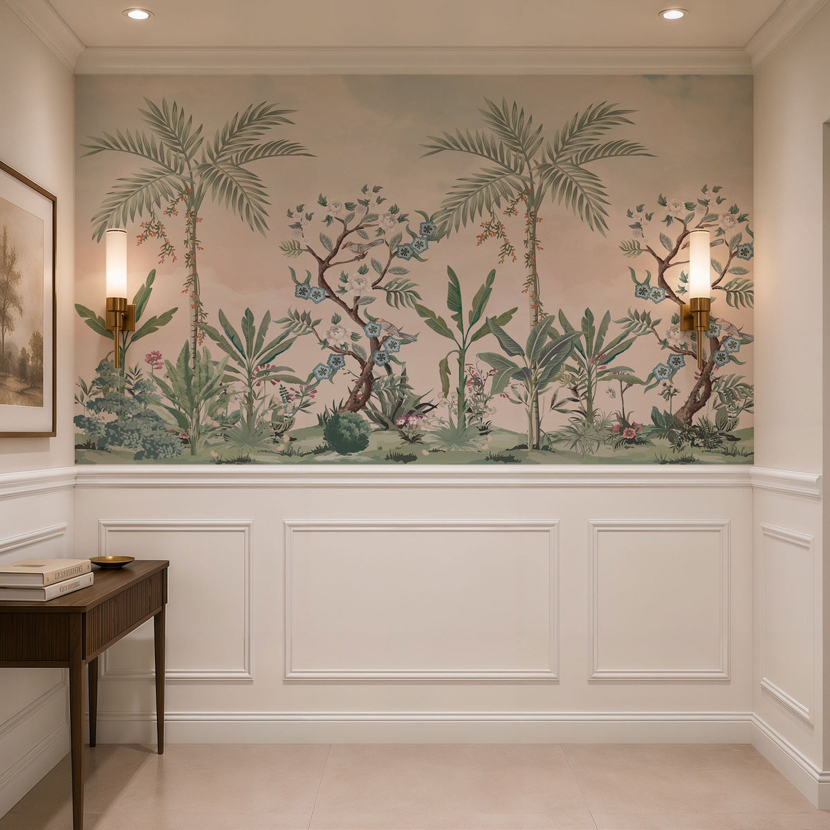 Vanderly Chinoiserie Bird Wallpaper