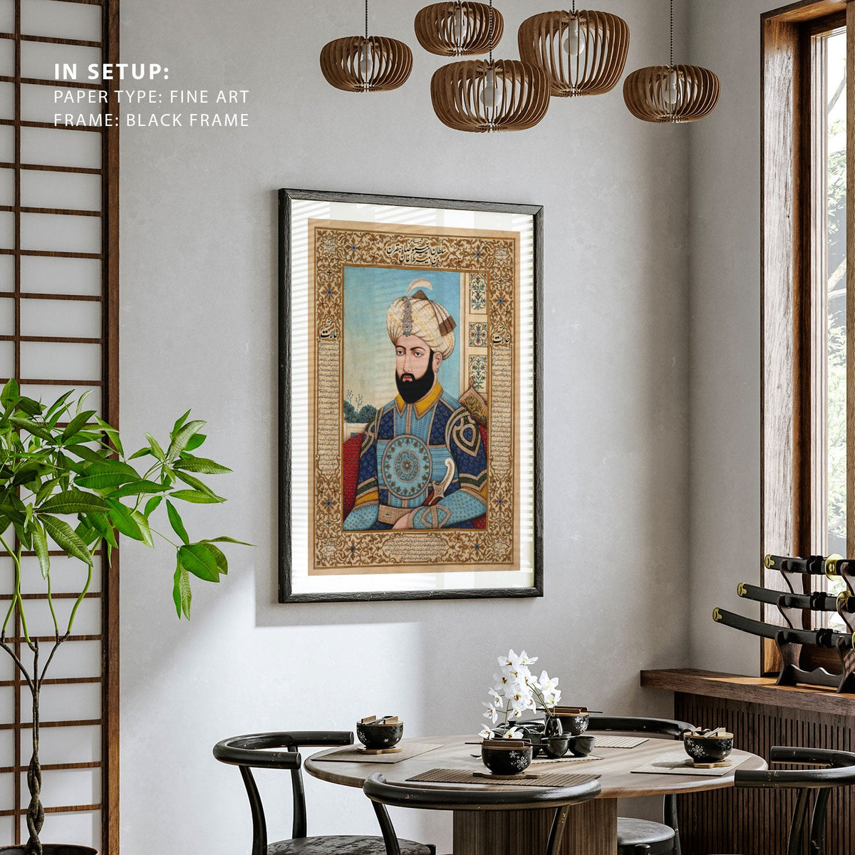 A Sikh Commandar, Indian Art Paintings