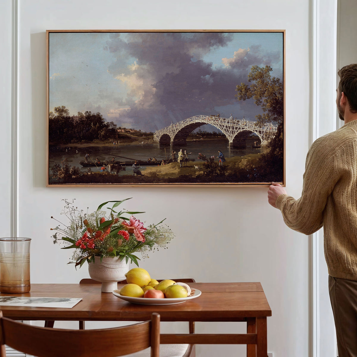A View of Walton Bridge Abstract Painting