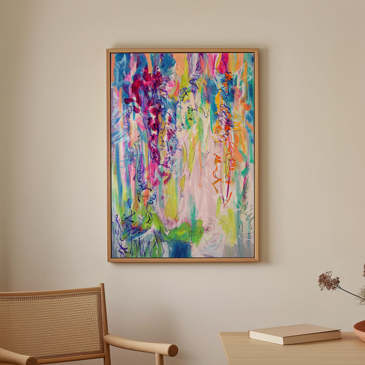Abide, Abstract Painting