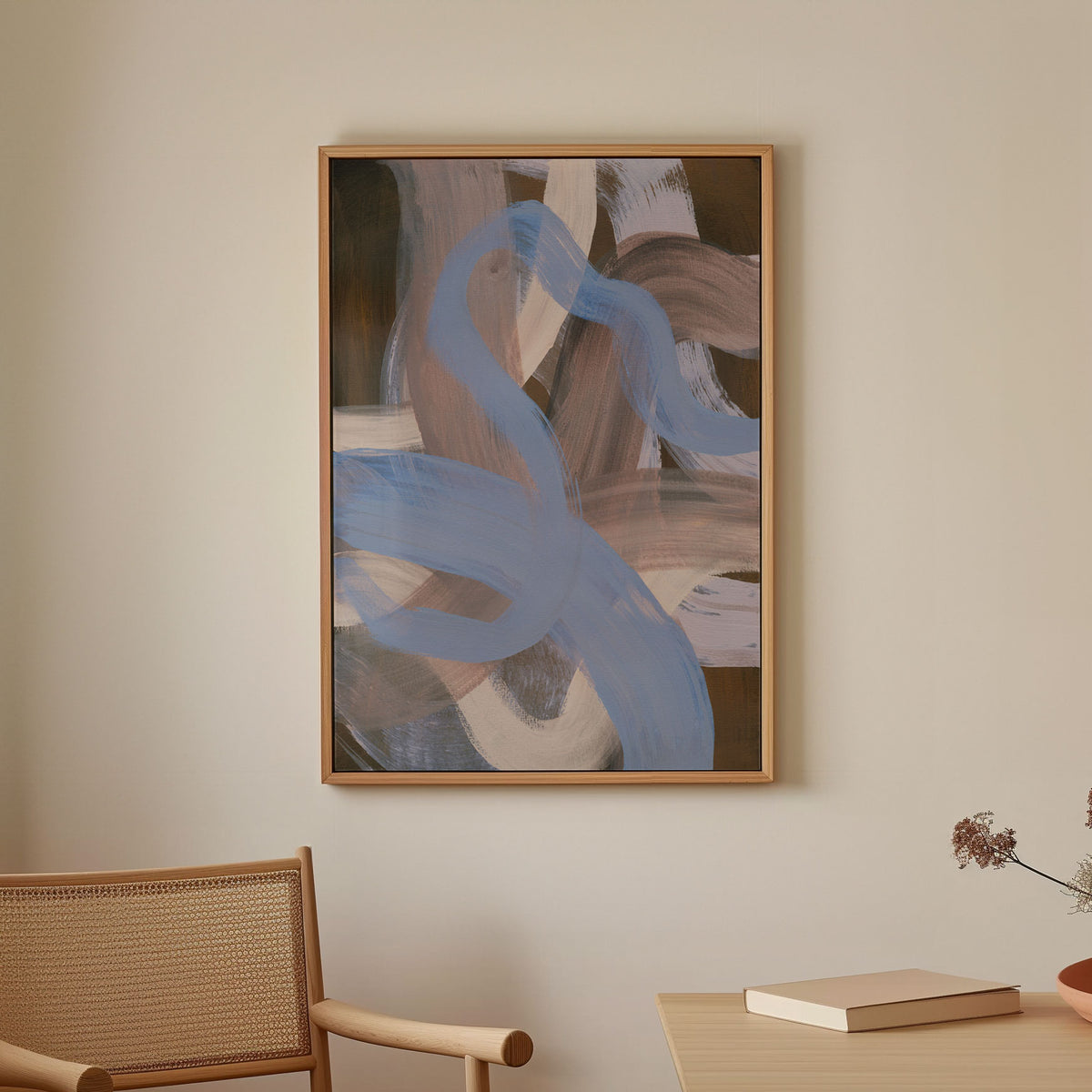 Abstract Brush Strokes 124X, Abstract Painting