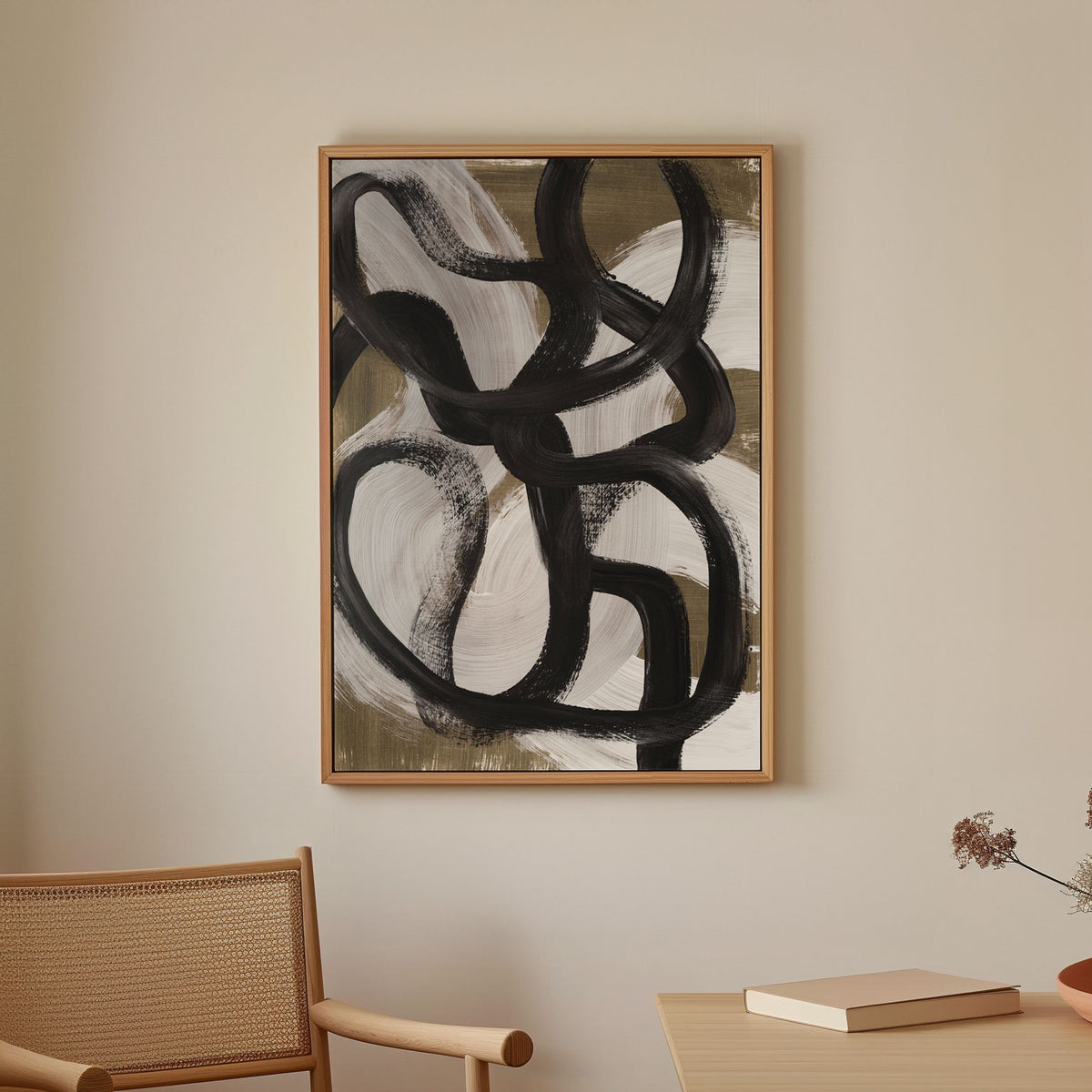 Abstract Brush Strokes 127X, Abstract Painting