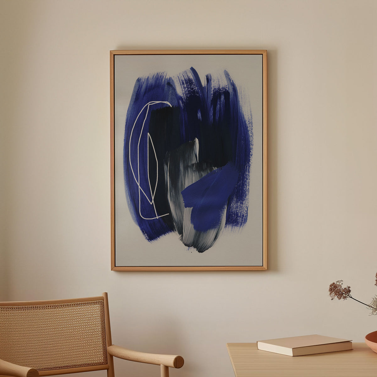 Abstract Brush Strokes 158, Abstract Painting