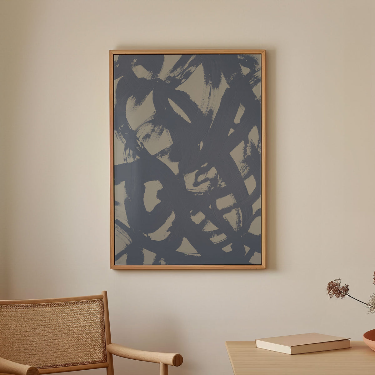 Abstract Brush Strokes 399X, Abstract Painting