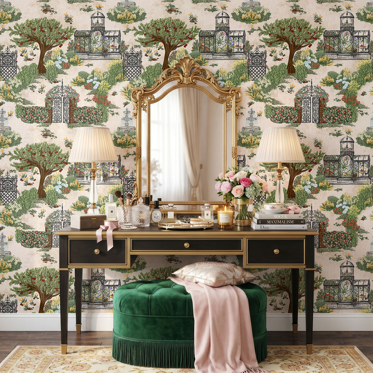 French Botanical Garden 02 Wallpaper, European Wallpaper