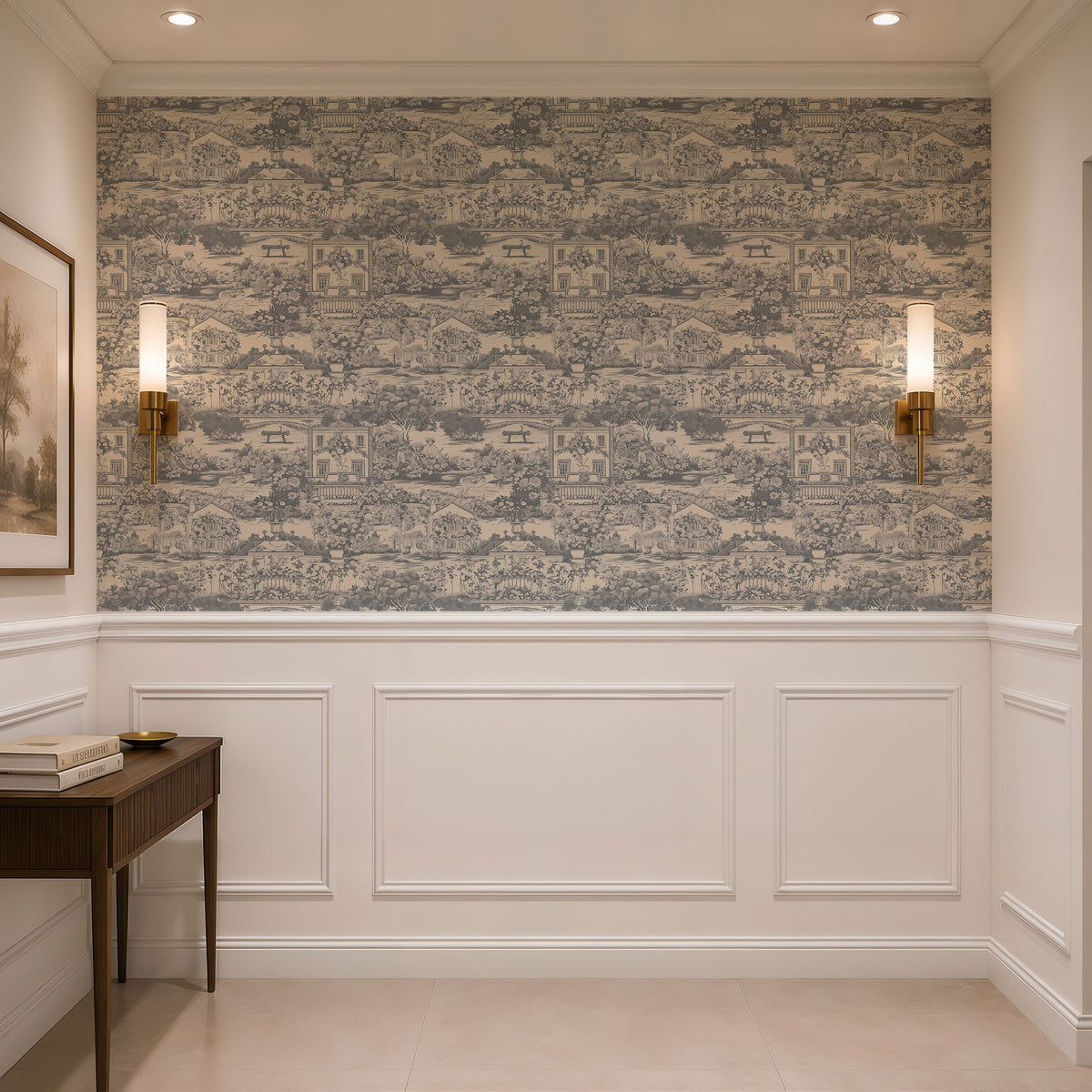 French Classic Royal Manor Wallpaper