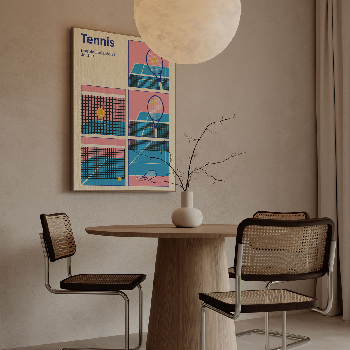 Poster Tennis Double Vault