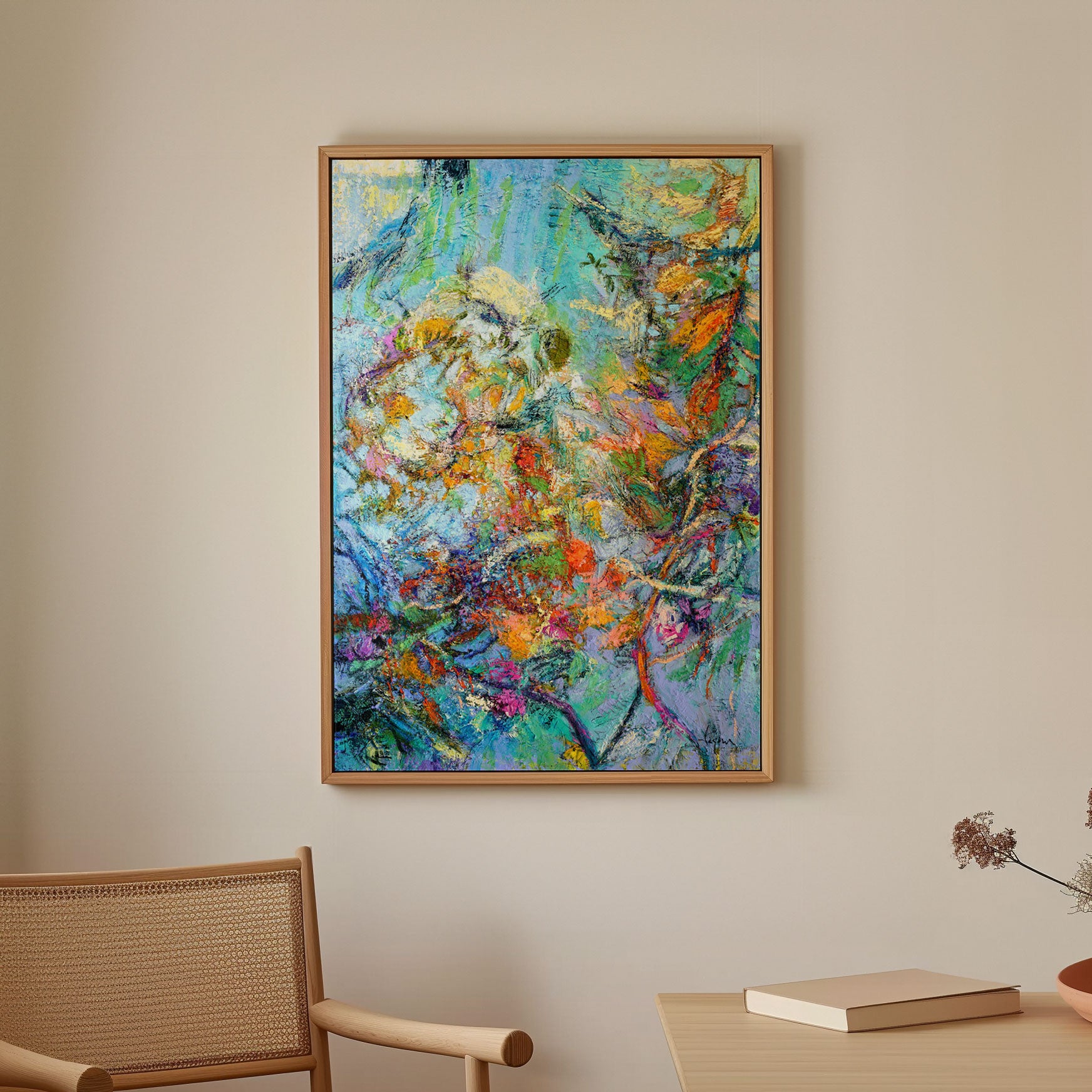 Quiet Abstract Buy Quiet Contemplation, Abstract Painting Wall Art Online at Best ...