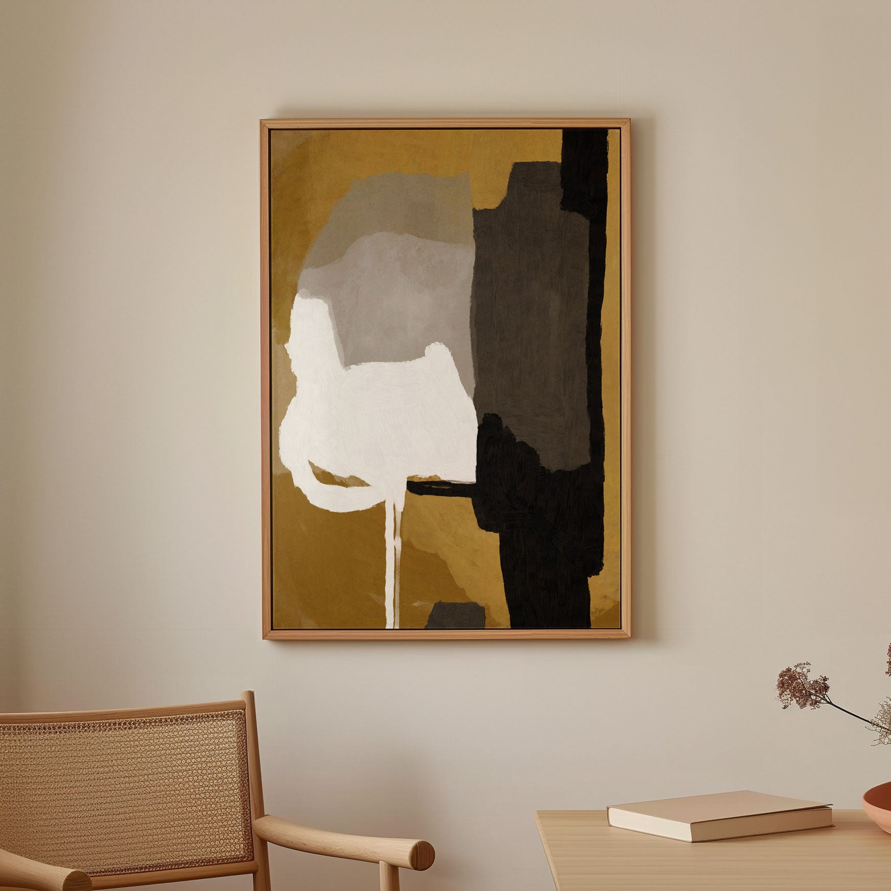 Well Rested Abstract Art Buy Resting, Abstract Painting Wall Art Online at Best Price – Dessine Art