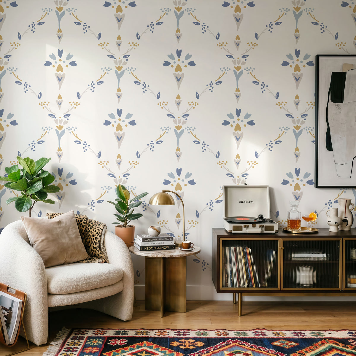 Feuille Wallpaper, European Wallpaper, French Style