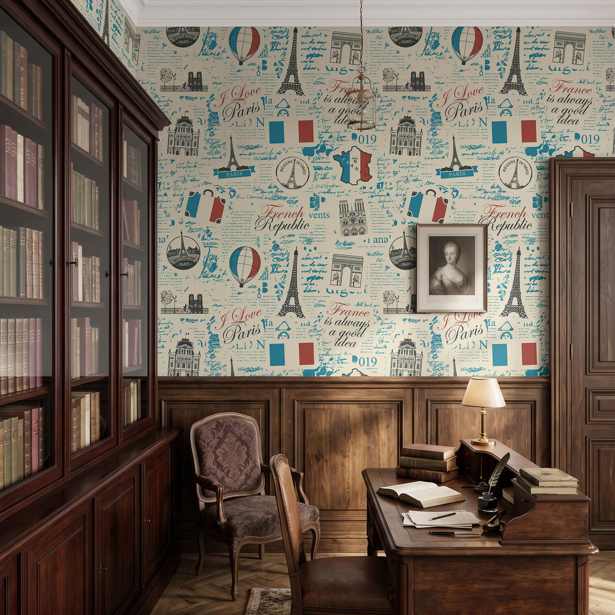 La Poste de Paris Wallpaper, European Wallpaper