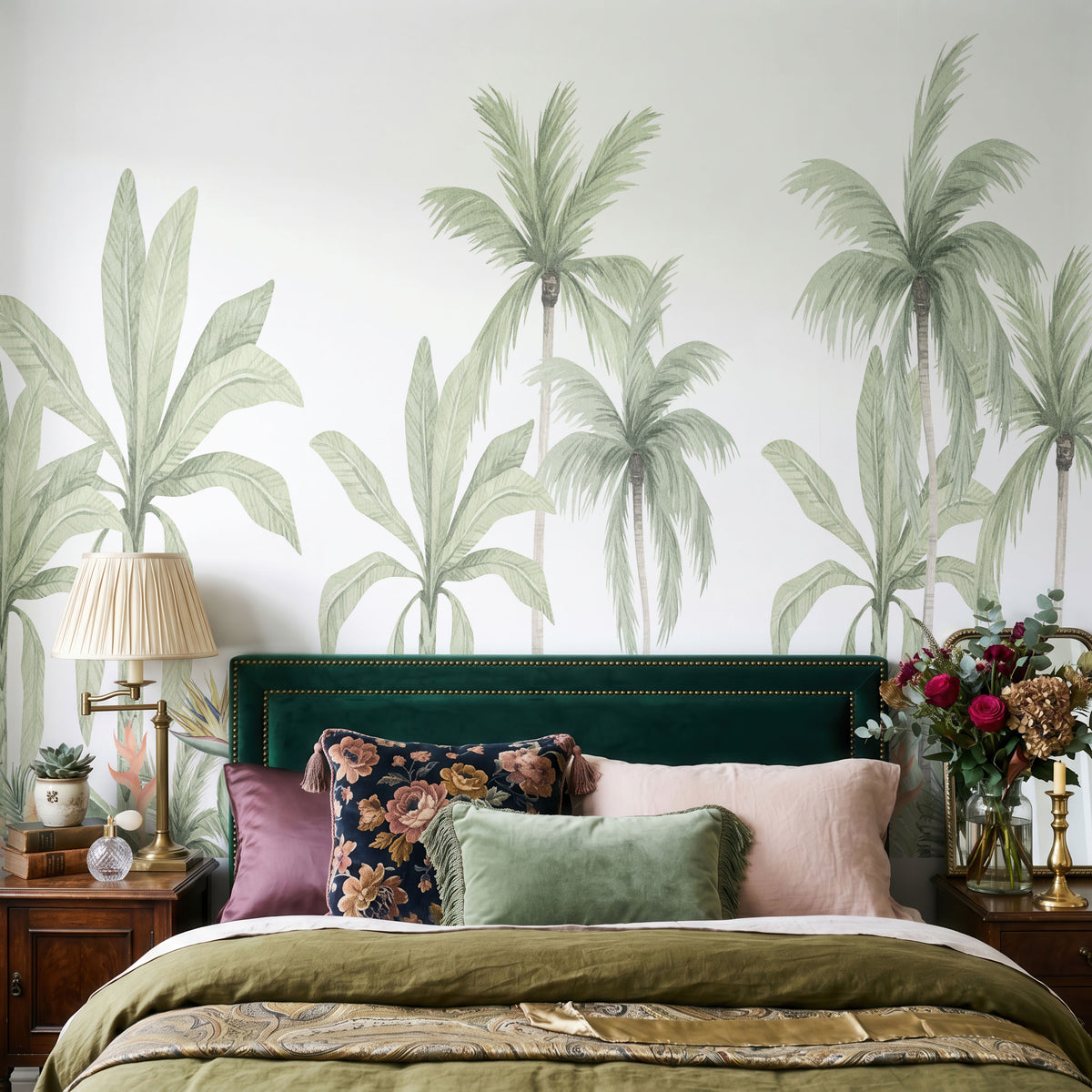 Botanical Oasis Wallpaper