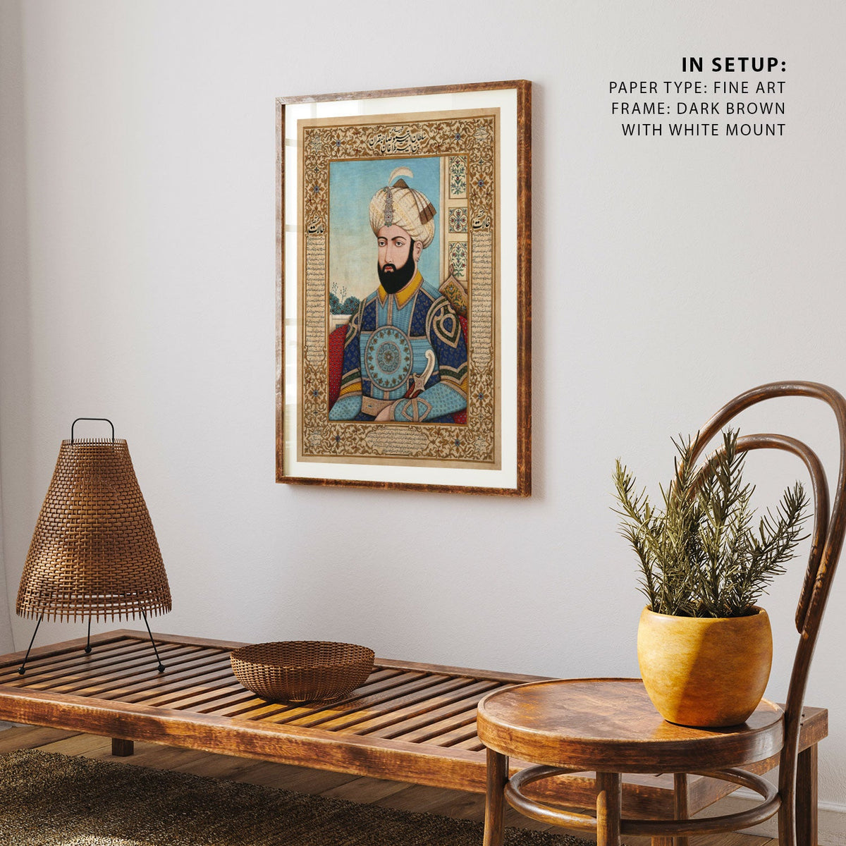 A Sikh Commandar, Indian Art Paintings