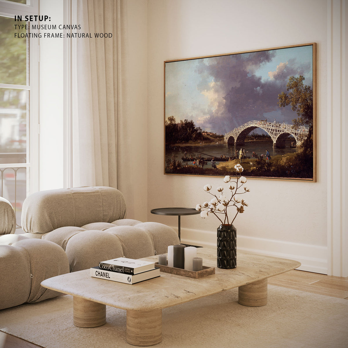 A View of Walton Bridge Abstract Painting