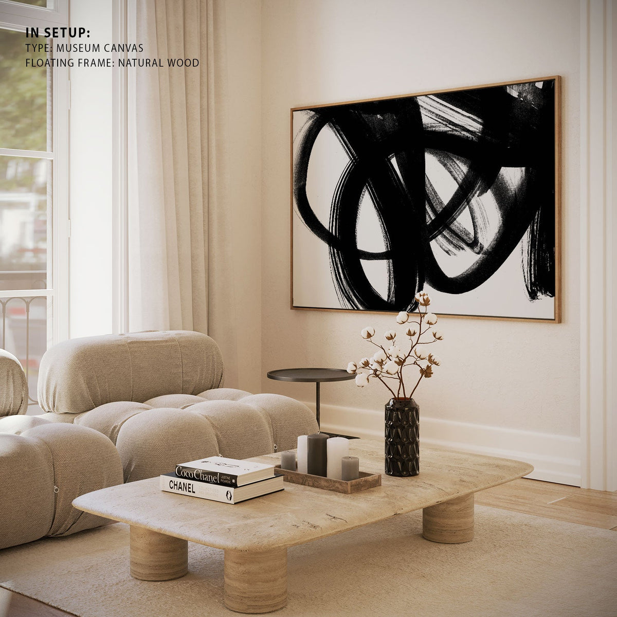 Abstract Brush Strokes 5 A1 Abstract Painting