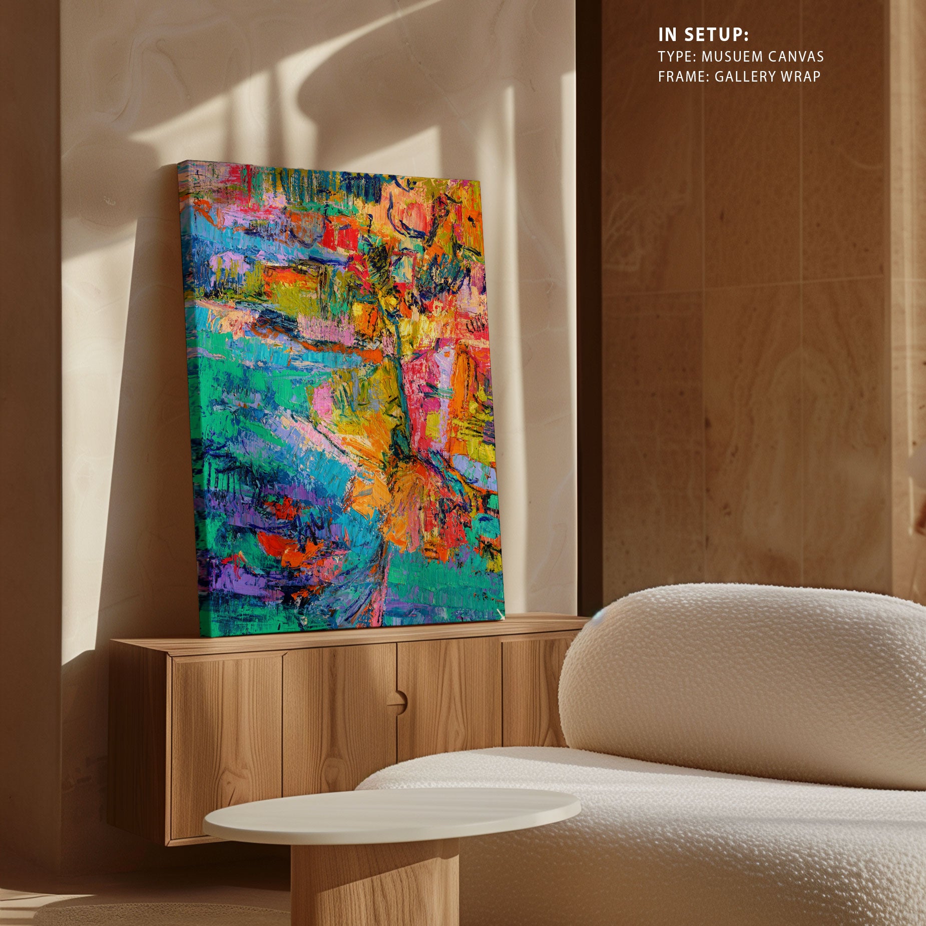 Abstract Color Plate Buy Abstract Color Palette, Abstract Painting Wall Art Online at Best ...