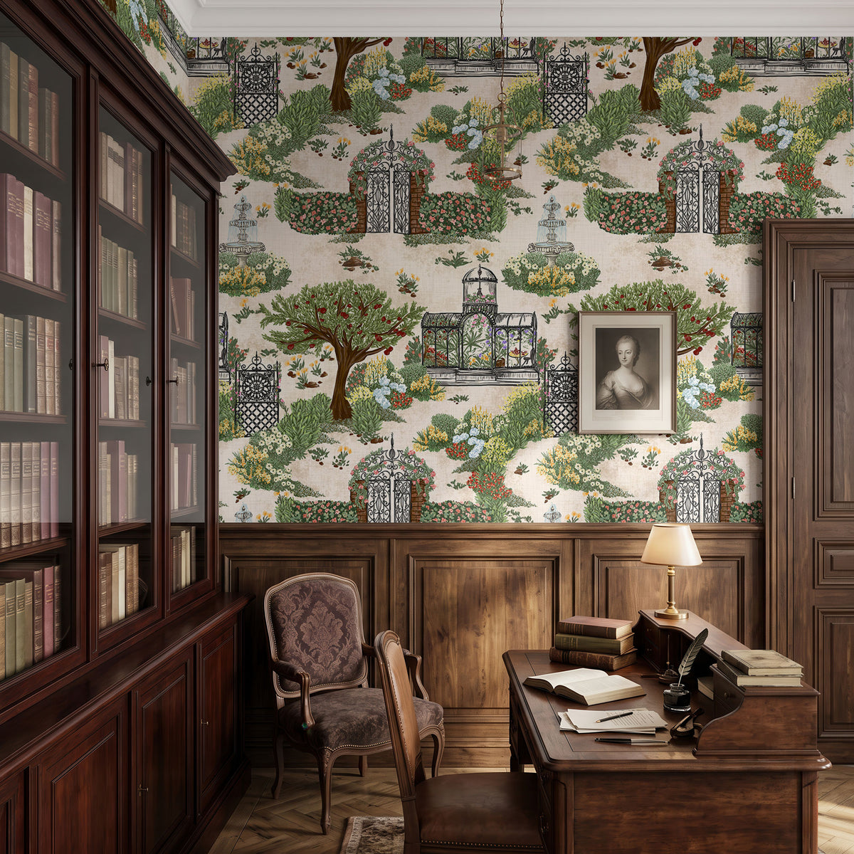 French Botanical Garden 02 Wallpaper, European Wallpaper