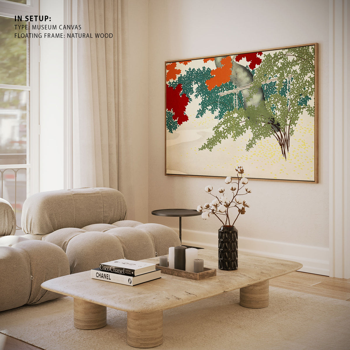 Maple from Momoyogusa, Canvas Painting