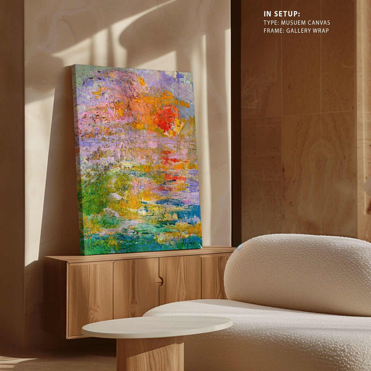 Simple Twilight, Abstract Painting