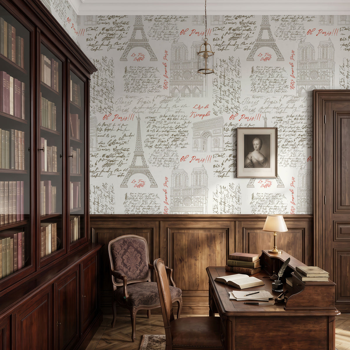 The Sights of Paris 02 Wallpaper, European Wallpaper, French Style
