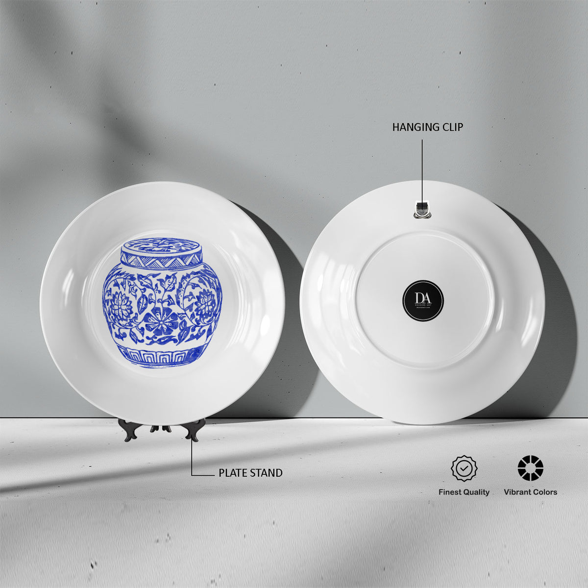 A Traditional Plate Moroccon Style Art II, Decor Art Plates