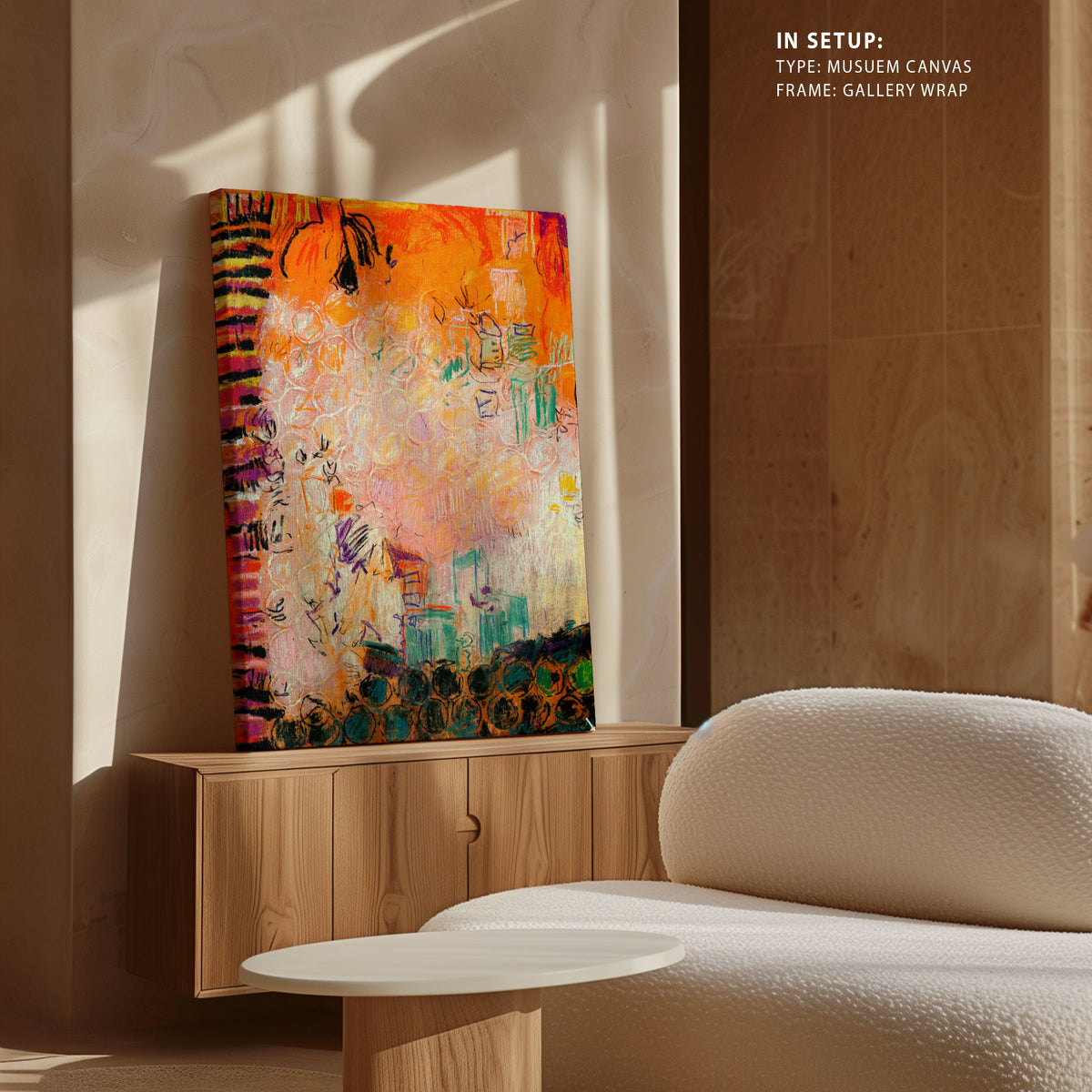 Vibrant Whirl, Abstract Painting