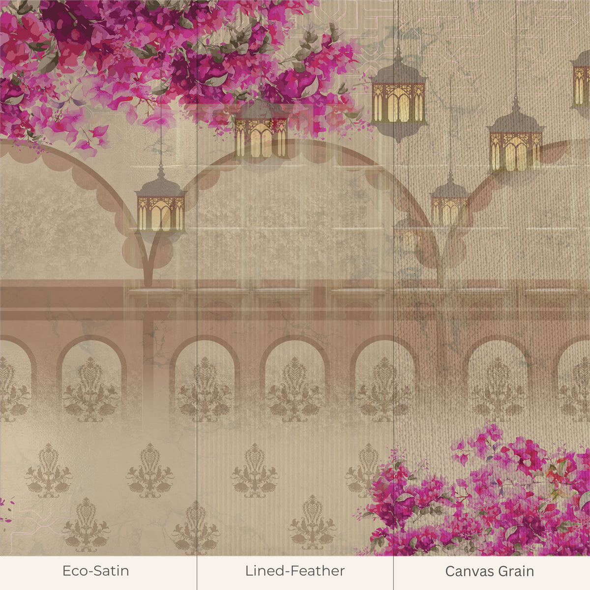 Imperial Bougainvillea Courtyard Botanical Wallpaper