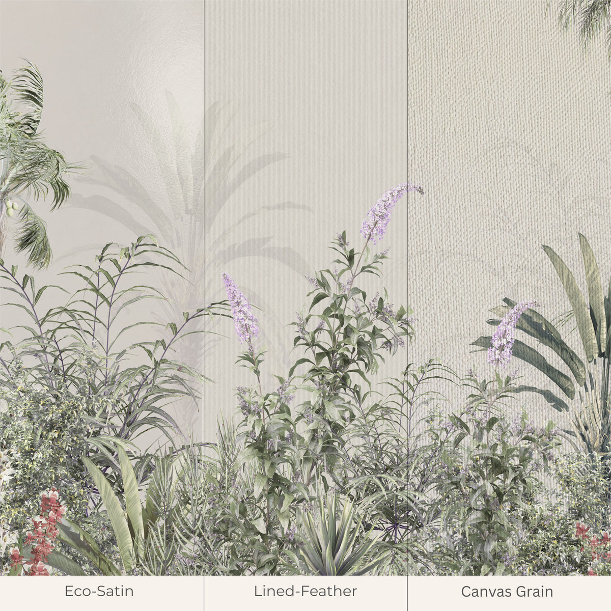 Lavender Meadow Botanical Wallpaper