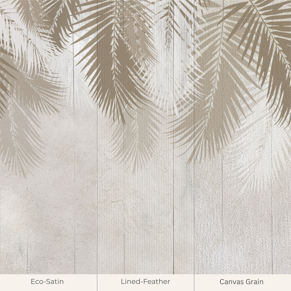 Palm Shadows Botanical Wallpaper