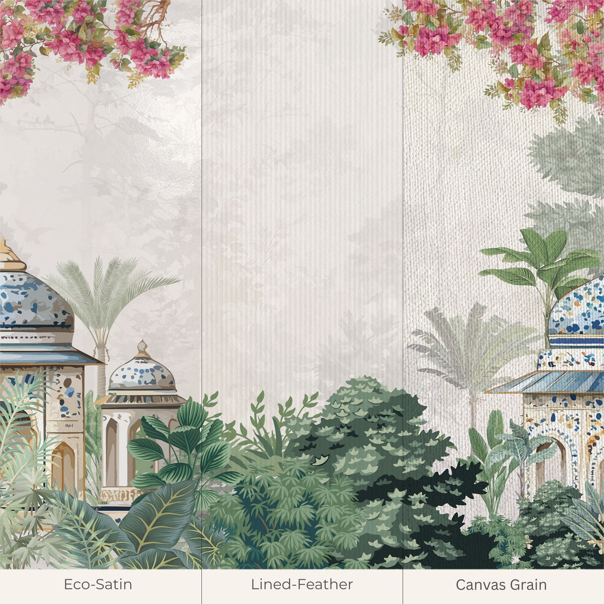 Mughal Garden Botanical Wallpaper
