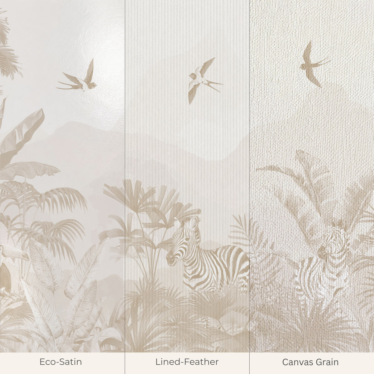 Safari Sketch Botanical Wallpaper