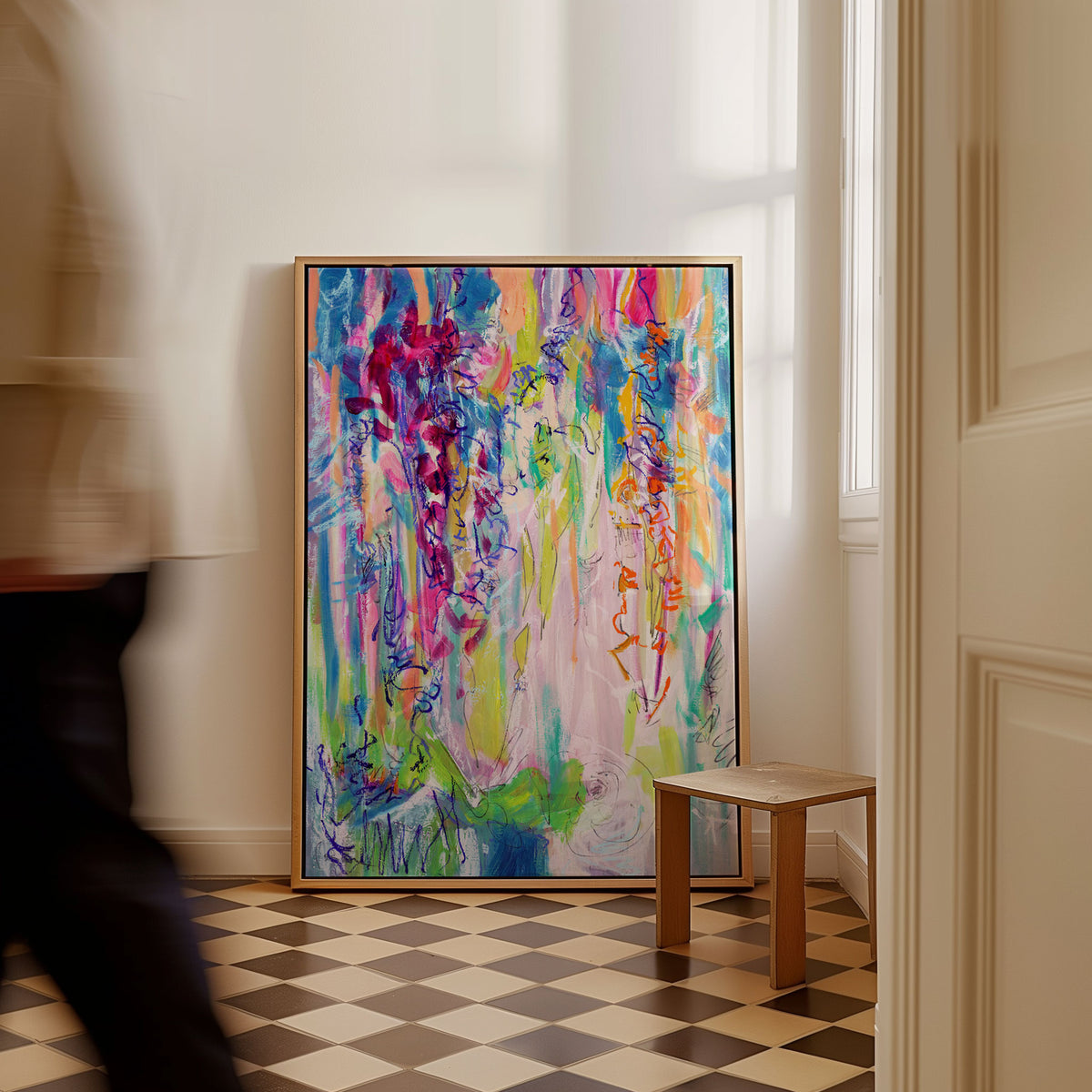 Abide, Abstract Painting