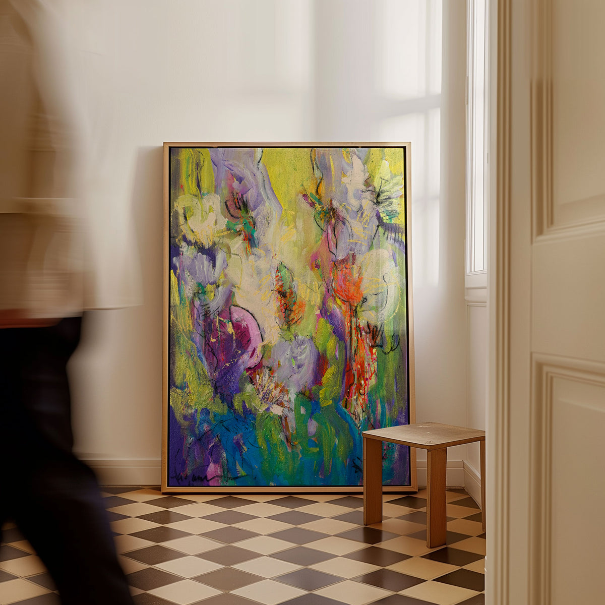Abstract Blossom Dance, Abstract Painting