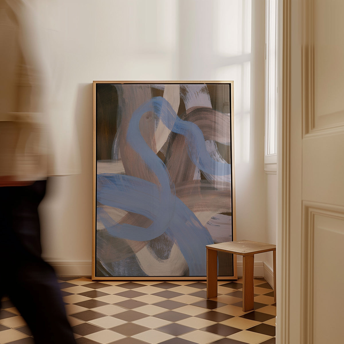 Abstract Brush Strokes 124X, Abstract Painting